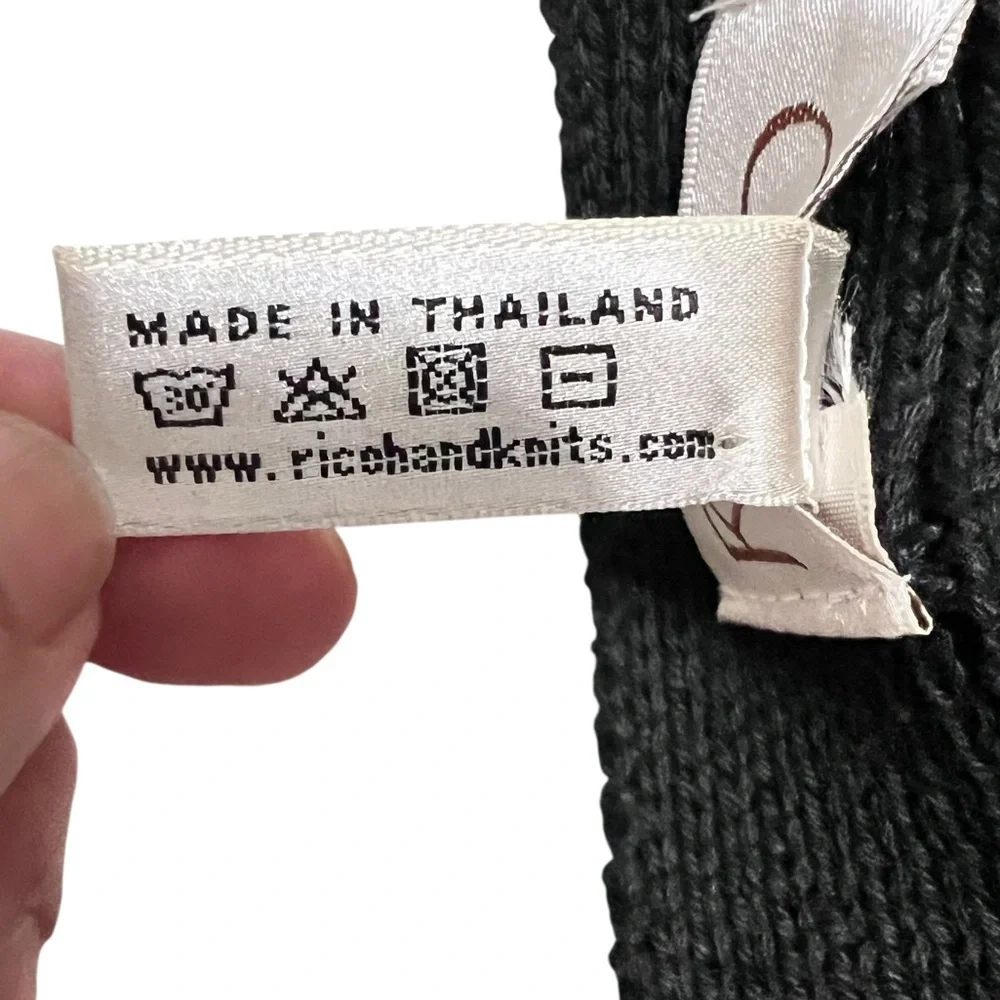 Rico Hand Knits Wrap/Scarf button details 100% cotton